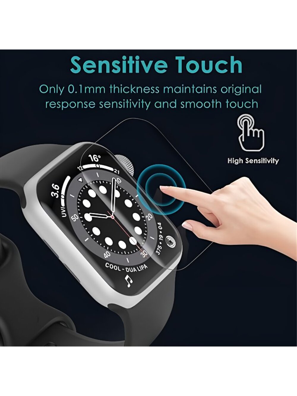 [6-Pack] Screen Protectors Compatible with Apple Watch